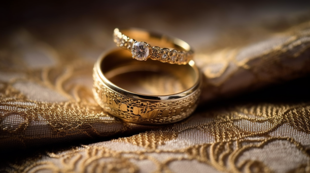 yecayeca a close up shot of the wedding rings on a vintage lace eaa80b35 8eaf 41fa 9d75 385ac64fd160